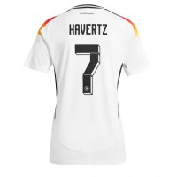 Camisa de Futebol Alemanha Kai Havertz #7 Equipamento Principal Mulheres Europeu 2024 Manga Curta